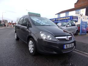 VAUXHALL ZAFIRA at Central Car Company Grimsby
